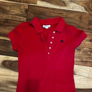 Red and Navy Aeropostale Collared shirts